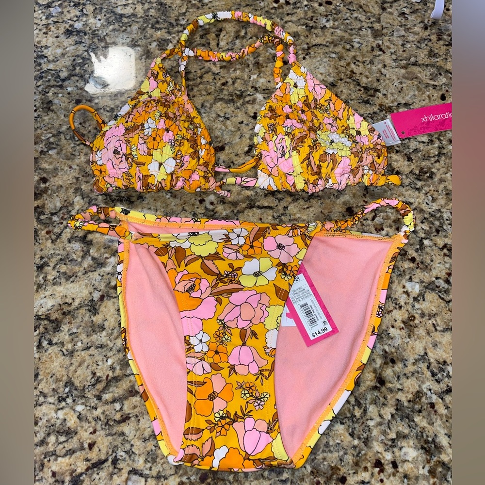 Brand new, with tags, bathing suit (two piece)